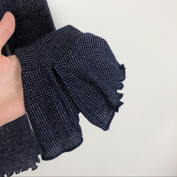 SOLD Free People Say When Blue Sparkly Key Hole - Picture 4 of 6